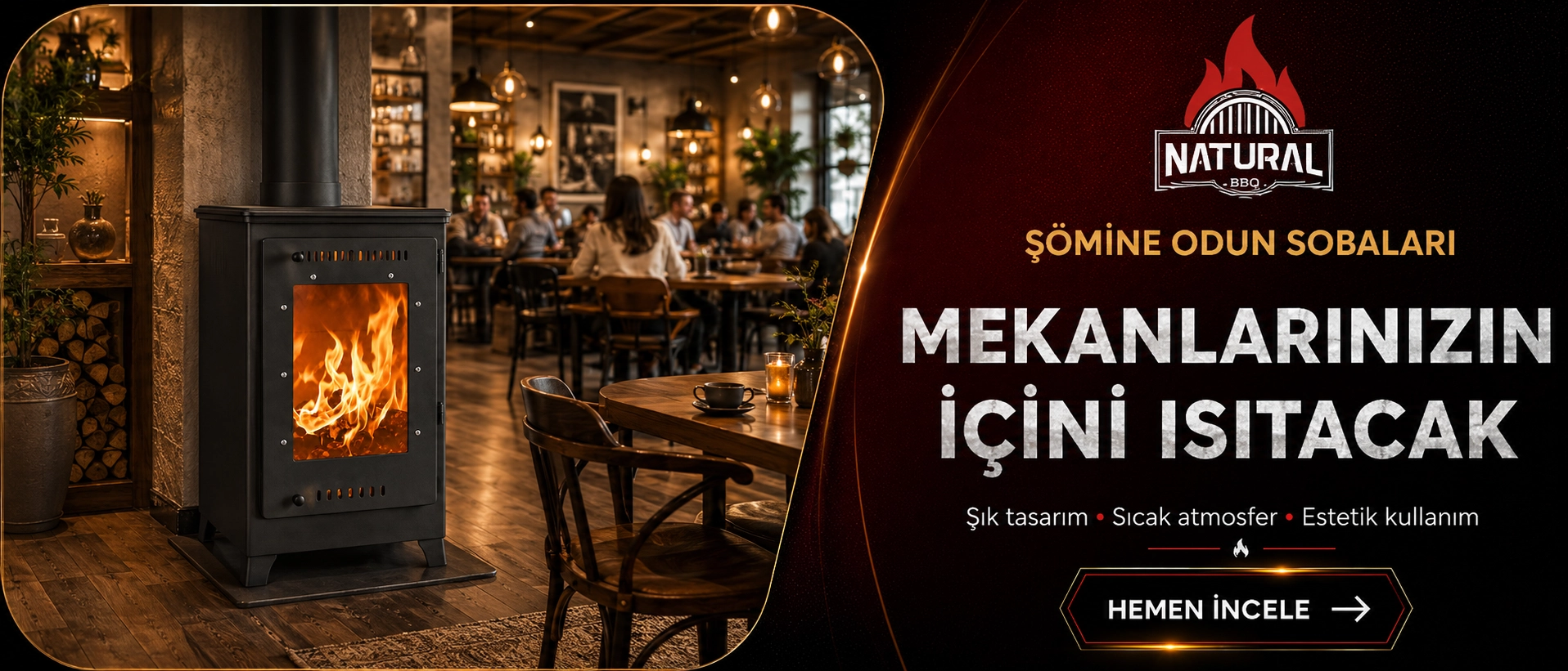 Elazığ Kuzine Şömine Döküm Soba